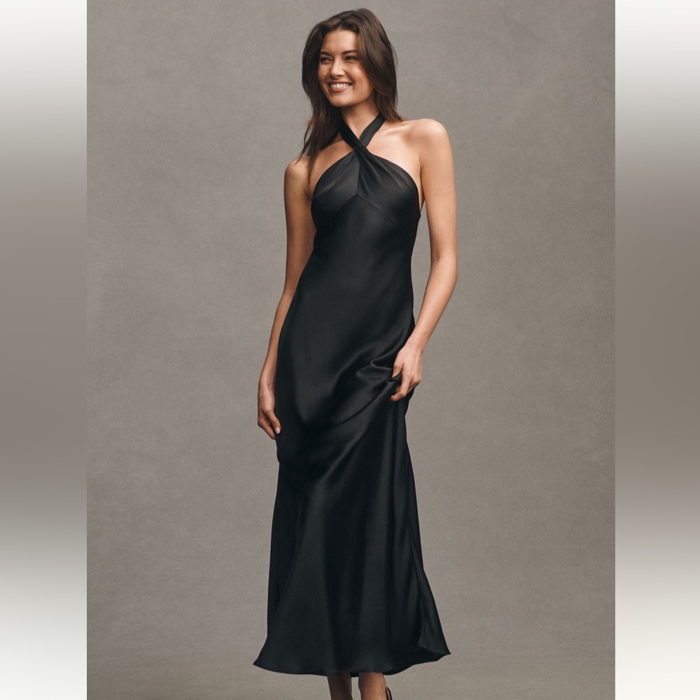 Anthropologie Black Bridesmaid Dress
